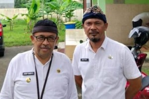 Kadisporapar bersama Sekdisporapar Kuningan.